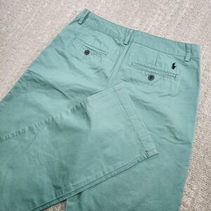 Polo Ralph Lauren Pants Youth Boys 18 Big Kid Green Chino Pony Logo Cotton Twill